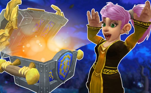 WoW Gnome Cheer chest loot titel title 1280x720