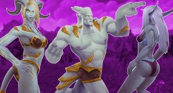 WoW Lightforged Nightborne naked titel title 1280x720