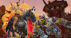WoW Naked Paladin Mount Death Orc titel title 1280x720
