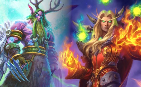 hearthstone Kaelthas Malfurion titel title 1280x720