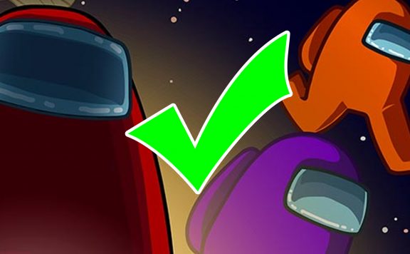 Among Us Haken Positiv Titel