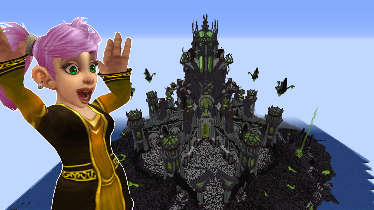 WoW: So gut sieht das Grabmal des Sargeras in Minecraft aus