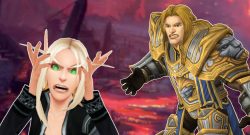 WoW Angry Belf and anduin titel title 1280x720