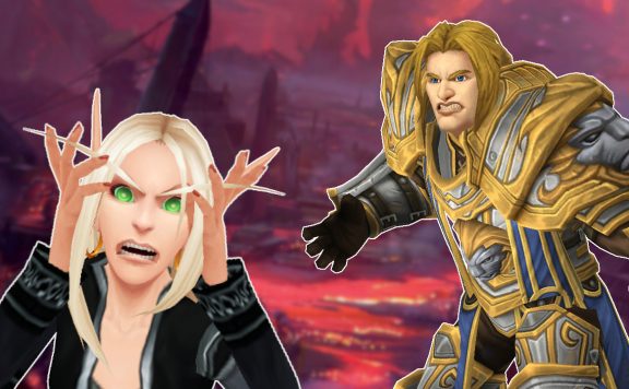 WoW Angry Belf and anduin titel title 1280x720
