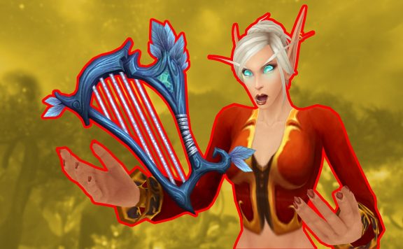 WoW Ardenweald Harfe Elfe TItel