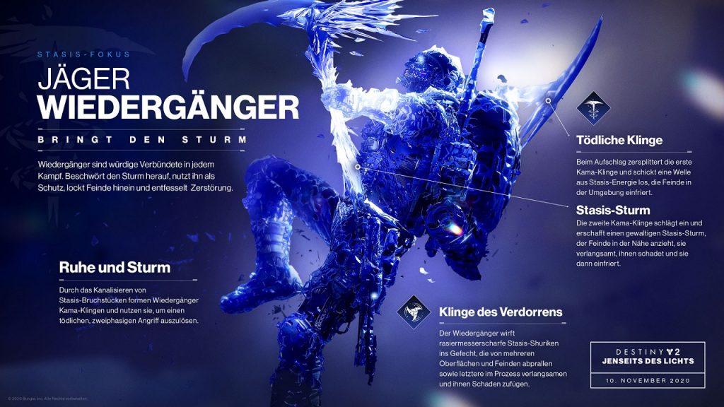 destiny 2 Jäger Revenant Wiedergänger Skills Beyond Light