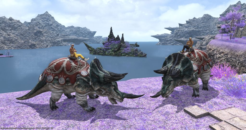 final fantasy xiv triceratops mount