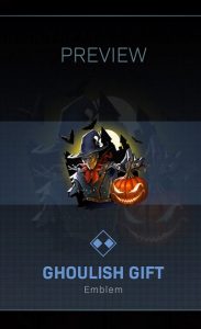 CoD Warzone Trick or Treat Ghoulish Gift Emblem
