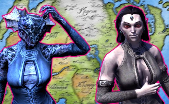 ESO Titel Allianz Quiz Map Argonier Dunkelelf