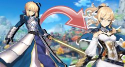 Genshin Impact Saber Jean Arrow titel title 1280x720