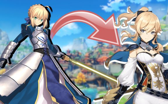 Genshin Impact Saber Jean Arrow titel title 1280x720