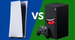 PS5 vs Xbox Titel Mund Lachen