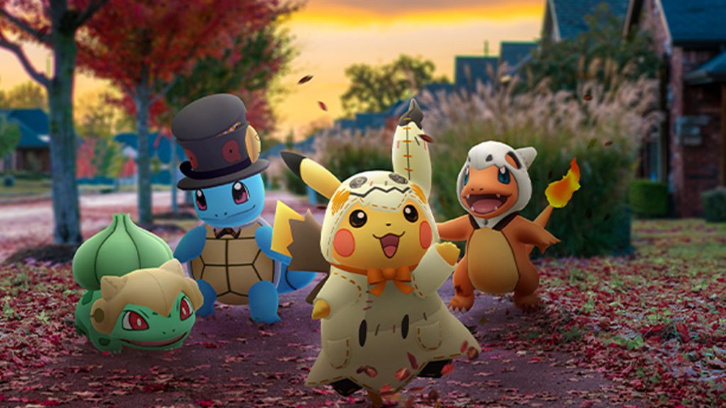 Pokémon GO Halloween Titel Pikachu Starter Gen 1