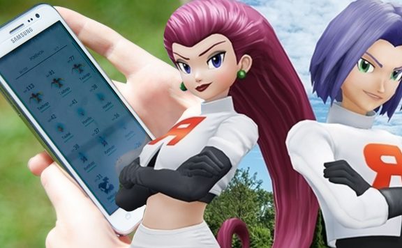 Pokémon GO Jesse James Handy Titel