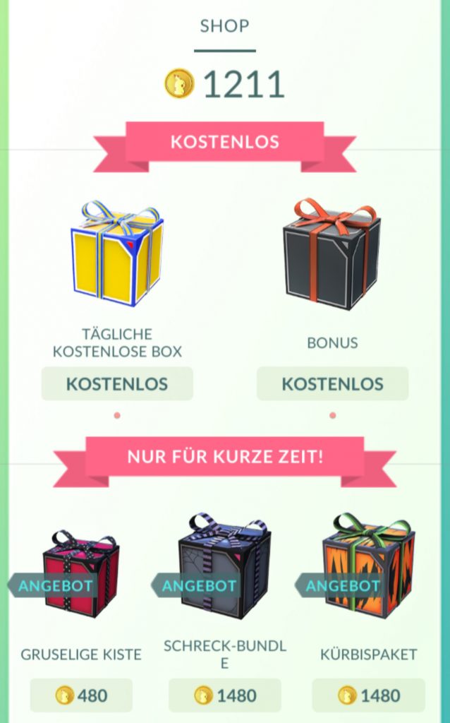 Pokémon GO Rocket Bonus Kiste