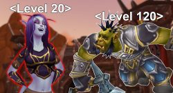 WoW Level 20 killt 120 Void Elf Orc titel title 1280x720