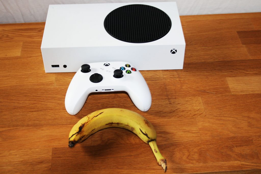 Xbox-Series-S-Banane-Vergleich