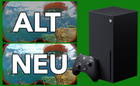 Xbox Series X Grafik Alt Neu Titel