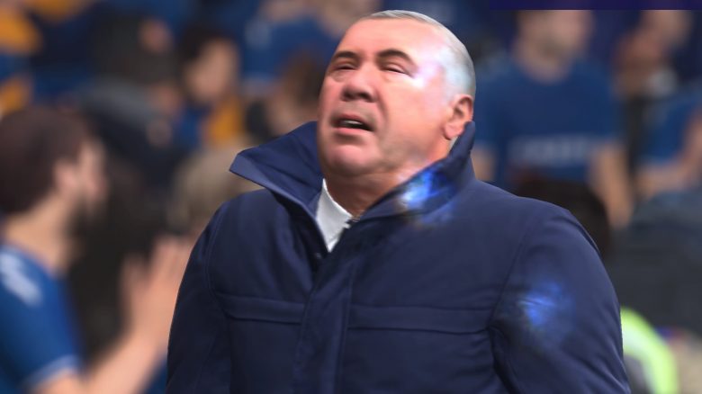 Neues Gesicht von Trainer Ancelotti ist in FIFA 21 so hässlich, dass es zum Meme wird