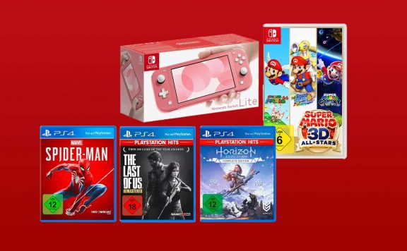 MediaMarkt Angebote: Nintendo Switch Lite und PS4 Hits günstiger