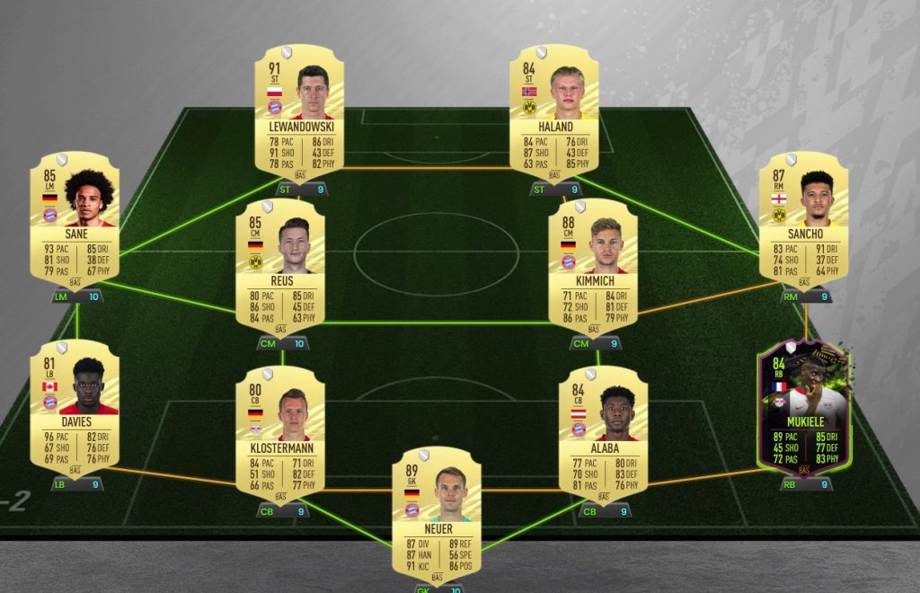 FIFA 21 Squad