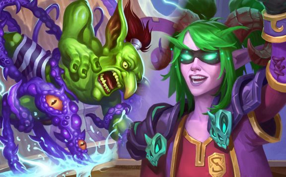 Hearthstone Demon Hunter Stelina Goblin Tentacles titel title 1280x720