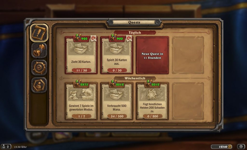 Hearthstone Quests