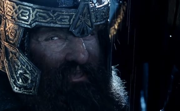Herr der Ringe Gimli Lachen Titel