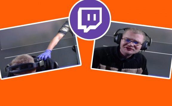 Streamer live auf Twitch geweckt