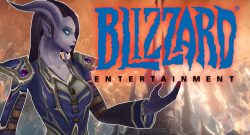 WoW Draenei holding Blizzard logo title titel 1280x720