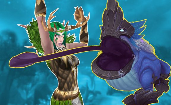 WoW shadowlands ungewöhnlich großer pilz waldschlucker titel