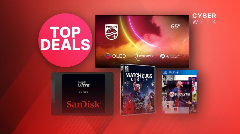 Amazon Black Friday Woche: SSDs, Spiele & OLED 4K TV im Angebot