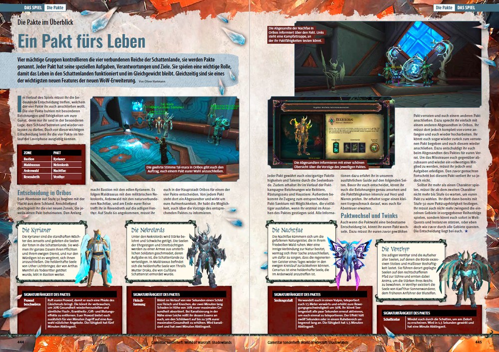 wow special issue covenants preview