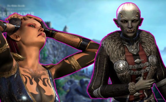 ESO Titel Waldelfe verzweifelt Ork Daumen hoch