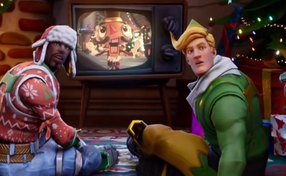 Fortnite Weihnachten Überraschung Fernseher Titel