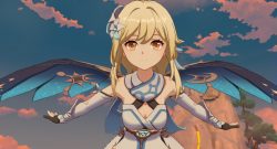 Genshin Impact flight titel title 1280x720