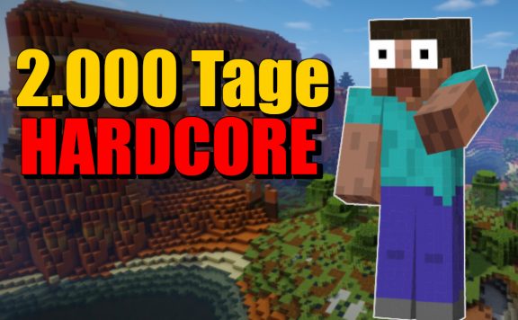 Minecraft 2000 Tage Hardcore titel title 1280x720