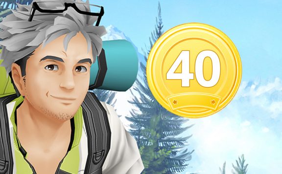 Pokémon GO Willow 40 Medaille