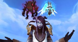 WoW Draenei Ask Devil Angel on shoulder titel title 1280x720