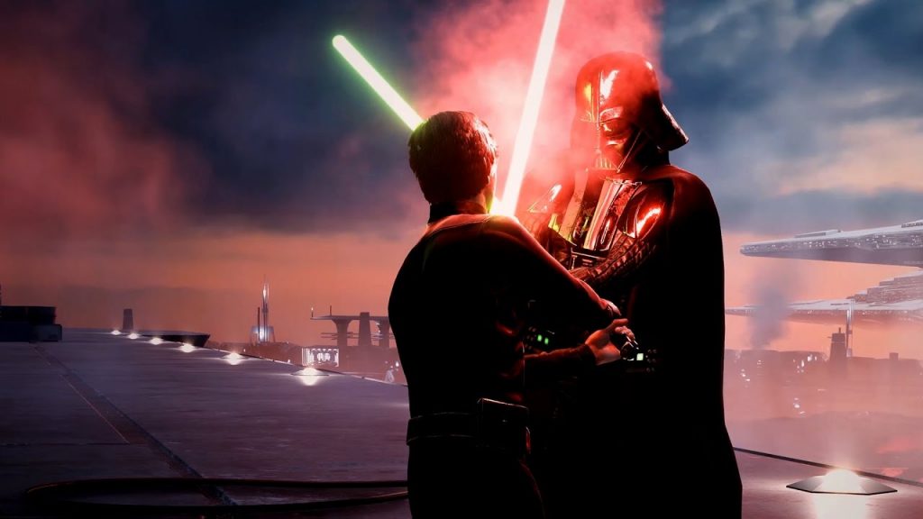 Battlefront 2 Luke vs Vader