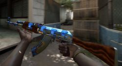 CSGO AK 47 Case HArdened Titan Kato Sticker Titel