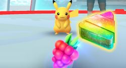 Pokémon GO Beere Füttern Arena Titel