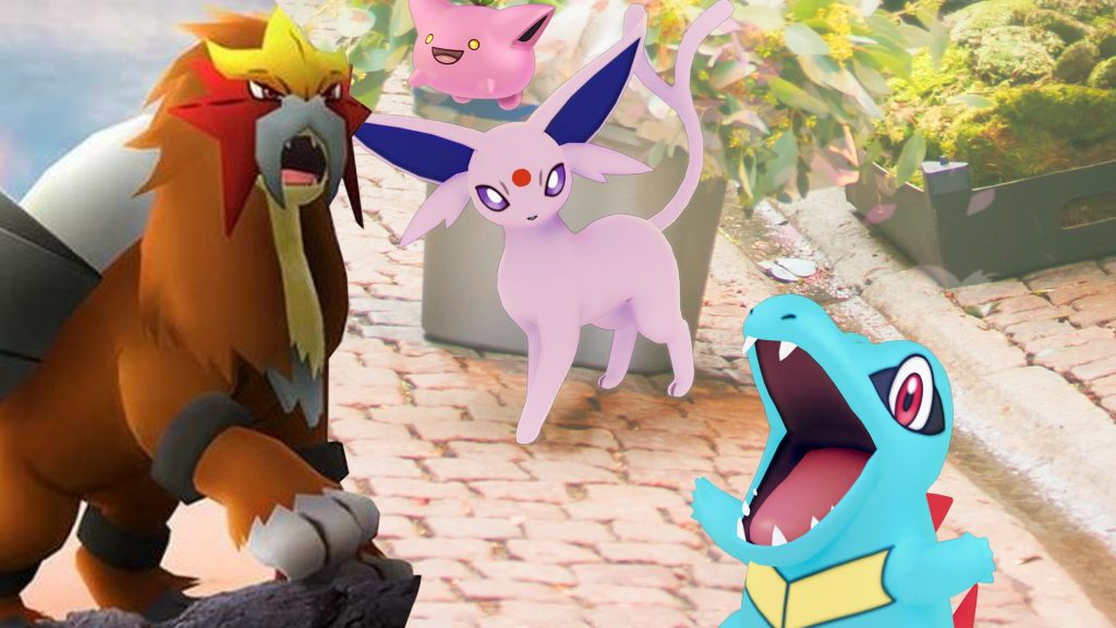 Pokémon GO Johto Entei Titel