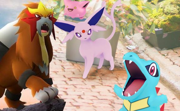 Pokémon GO Johto Entei Titel