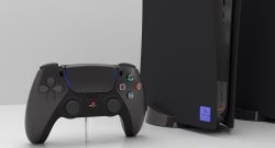 Schwarze PS5 Retro Titel