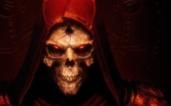DIablo 2 resurrected titel skull