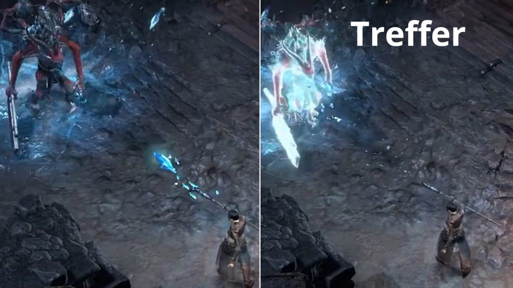 Diablo 4 Gegner Leuchten Treffer Vergleich