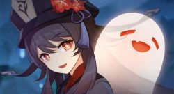 Genshin Impact Hu Tao closeup titel