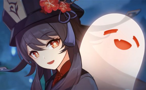 Genshin Impact Hu Tao closeup titel