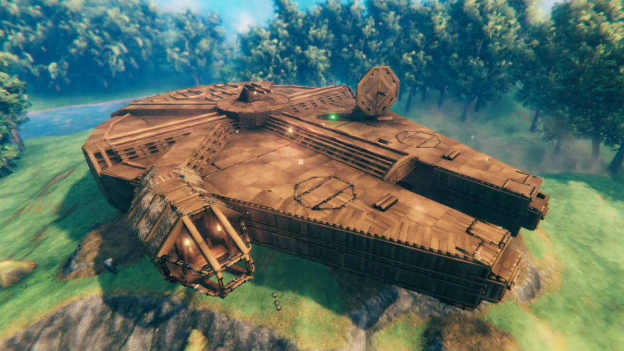Spieler des Steam-Hits Valheim baut coolstes Schiff aus Star Wars nach